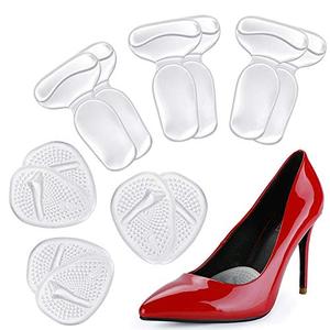 lot 1396 image: Heel Cushion Inserts &amp Metatarsal Pads for Women (3 PAIRS)