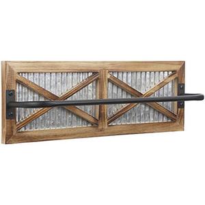 lot 2204 image: Rustic Bathroom Towel Rack