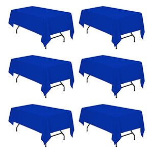 lot 2215 image: Royal Blue Tablecloths (6 COUNT)