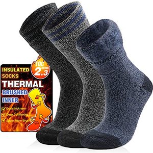 lot 2244 image: Welwoos Heated Thermal Socks (3 PAIRS) (Size M)