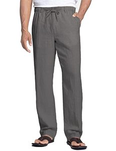 lot 2248 image: COOFANDY Mens Lightweight Stretchy Waistband Pants (Size M)