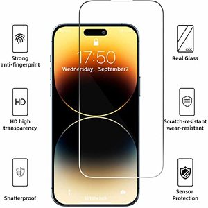 lot 2253 image: HAYZON Screen Protectors &amp Lens Protectors for iPhone 14 Pro Max (3 PACK)
