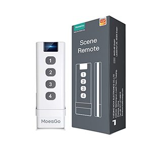 lot 2265 image: MoesGo ZigBee Smart Home Wireless Switch 4 Gang Remote Portable