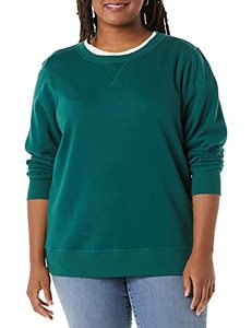 lot 2267 image: Amazon Essentials Womens French Terry Fleece Crewneck Sweatshirt (Size 4X)