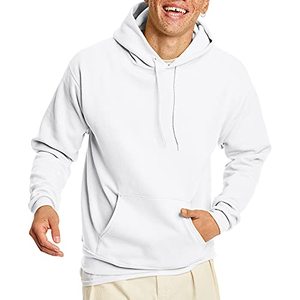 lot 2269 image: Hanes Mens Pullover EcoSmart Hooded Sweatshirt (Size XL)
