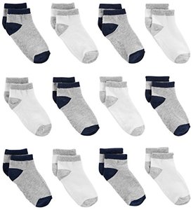 lot 2277 image: Simple Joys by Carters Unisex Toddlers Socks (12 PAIRS) (Size 45T)