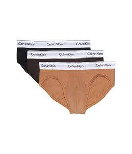 lot 2285 image: Calvin Klein Modern Cotton Stretch Naturals Hip Brief (3 COUNT) (Size XL)