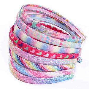 lot 2295 image: Rainbow Headbands Sweet Childrens Head Bands (8 COUNT)