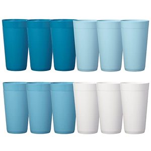 lot 2300 image: US Acrylic Newport Unbreakable Plastic Stackable Water Tumblers (12 COUNT) (20oz)