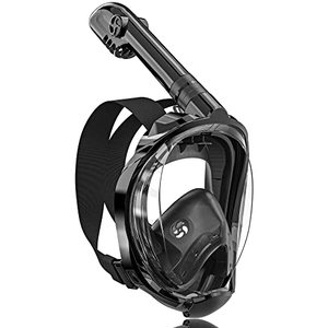 lot 2333 image: QingSong Full Face Snorkel Mask w Newest Breathing System