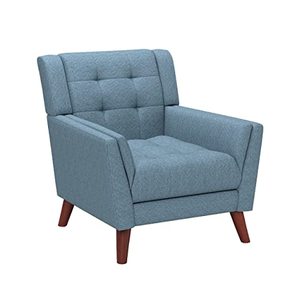 lot 2341 image: Christopher Knight Home Evelyn Mid Century Modern Fabric Arm Chair