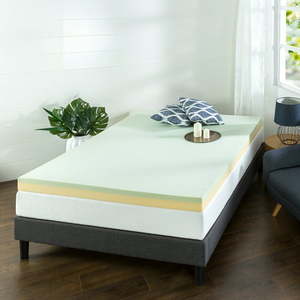 lot 2343 image: ZINUS 4-Memory Foam Mattress Topper (Queen Size)