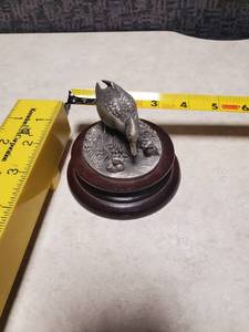 lot 16 image: Chilmark - Fine Pewter - Mallard Duck and Ducklings 1977