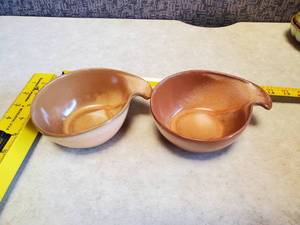 lot 57 image: Frankoma 4x Cereal Bowl Lot of 2