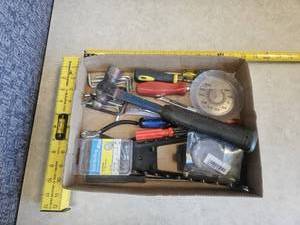 lot 81 image: Flat of Tools #2 - Hammer - Screw Drivers And More