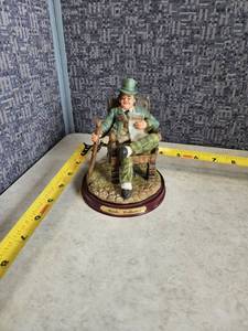 lot 95 image: Marlo Collection - The Tycoon Figurine Hand Crafted & Painted