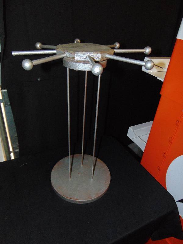 lot 1011 image: Handmade Wooden and metal jewelry display