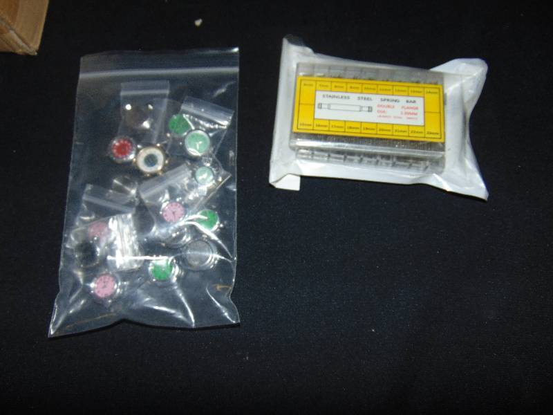 lot 1020 image: lot of watch faces and fittings for craft making