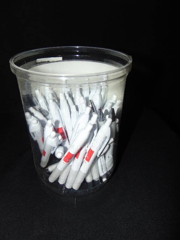 lot 1022 image: (50) new really nice click pens, black ink