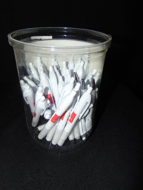lot 1024 image: (50) new really nice click pens, black ink