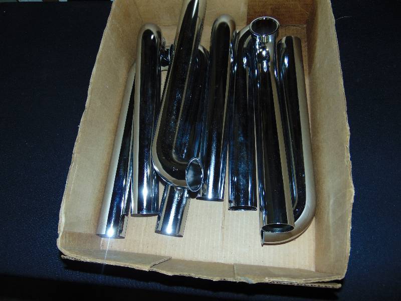 lot 1029 image: (8) ct lot of new stainless Steel plumbing pipes, 1-12 diameter x 12 long