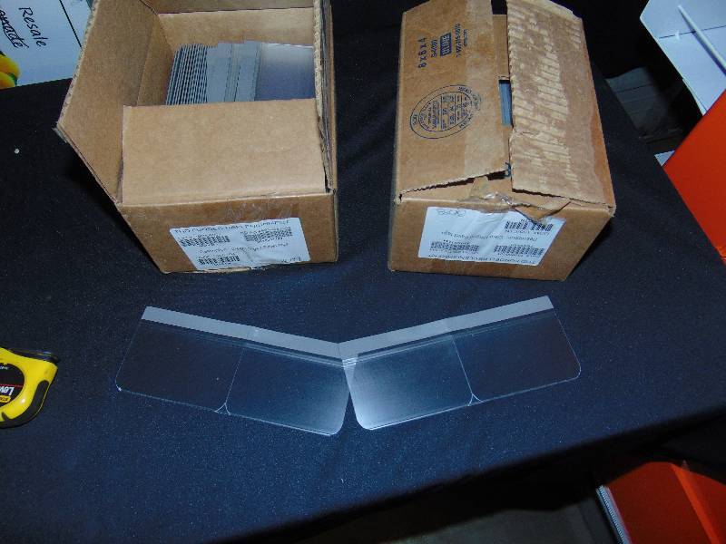lot 1036 image: (2) boxes THD Funded Clear hinged pallet tags 100 ct. boxes