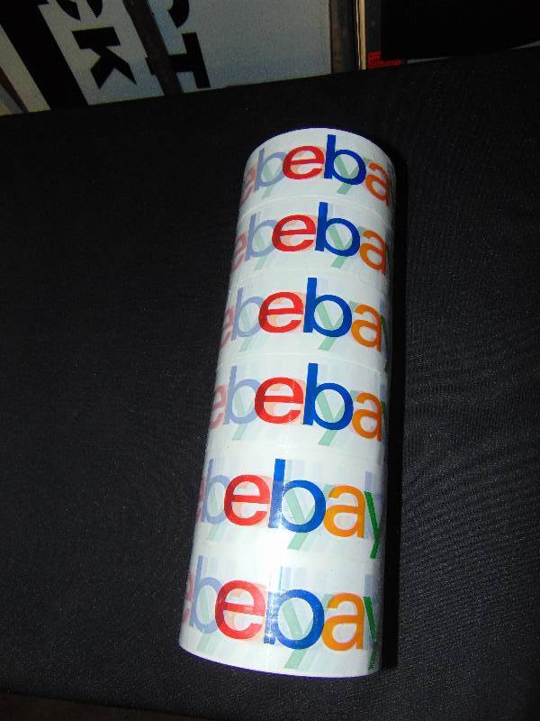lot 1097 image: (6) rolls ebay packing tape 2 w x 150 yards