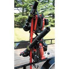 lot 1071 image: Trailer Mount Backpack Blower hanger, blowers not included