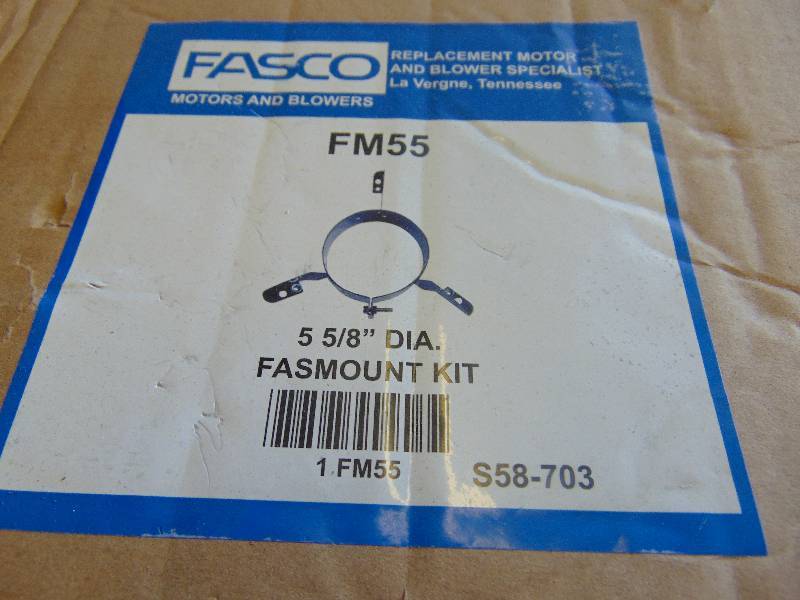 lot 1186 image: Fasco Replacement Bracket FM55 5-58 diameter Fasmount kit