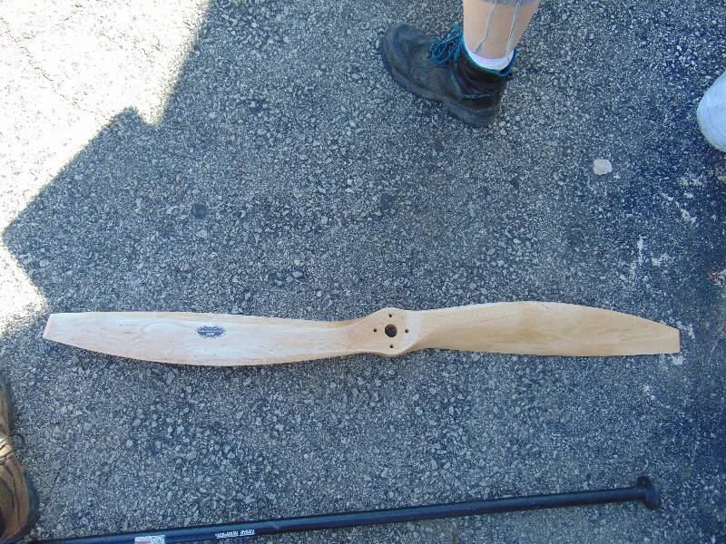 lot 1234 image: GSC Tech Props Wooden Prop 49 w 1 diameter Center hole