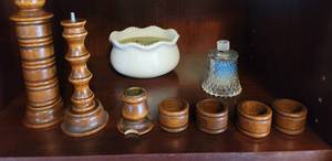 lot 110 image: Candle Sticks.