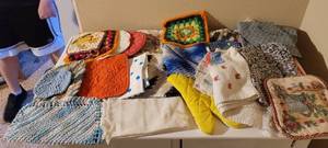 lot 144 image: Pot Holders and Hand Towels.