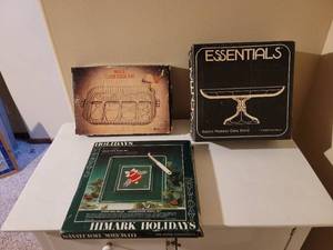 lot 148 image: Essentials Pedestal Cake Stand, Relish Tray and Himark Tray.