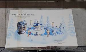 lot 207 image: Vintage Christmas Magic Winter Wonderland Musical Ice Skating Carnival.