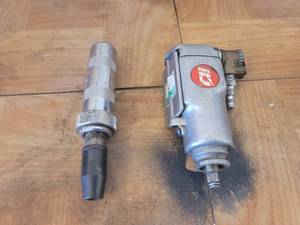 lot 304 image: Campbell Hausfeld Air Ratchet Butterfly Impact Wrench and Impact Driver.