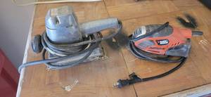 lot 308 image: Craftsman Orbital Sander and Black & Decker Mouse Sander.