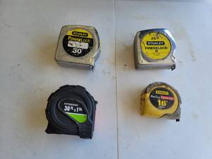 lot 336 image: (4) Tape Measures.