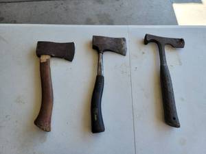 lot 337 image: (3) Hatchets.