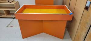 lot 13658 image: 48in Orange Bargain Bin Display&nbsp