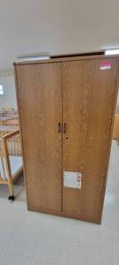 lot 13673 image: Wooden 2 Door Storage Cabinet