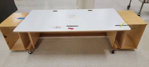 lot 13679 image: Childrens Mobile Computer Station Table&nbsp