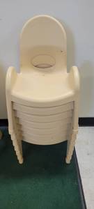 lot 2541 image: Lot of 7 Tukandesign Childrens Chairs