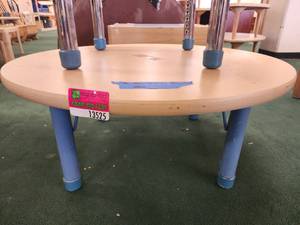 lot 13525 image: Lakeshore Childrens Table W Adjustable Legs