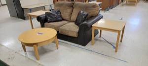 lot 13733 image: Couch, Coffee Table And End Tables