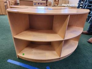 lot 13568 image: Lot of 2 Whitney Brothers Back Curve in Storage Cabinet