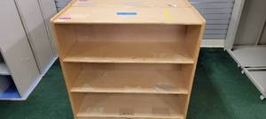 lot 13965 image: Kaplan Wooden Shelving Unit