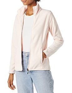 lot 3691 image: Amazon Essentials Womens Classic-Fit Long-Sleeve Full-Zip Polar Soft Fleece Jacket Pale Pink, Small