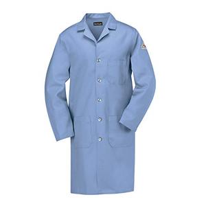 lot 3740 image: Bulwark Mens FR Lab Coat, Light Blue, Medium