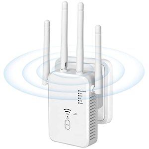 lot 3787 image: WiFi Extender 1200Mbps, WiFi Extenders Signal Booster for Home, WiFi Range Extender Signal Booster up to 10000sq.ft, WiFi Booster, WiFi Extender Outdoor, Internet Booster, Internet Extender