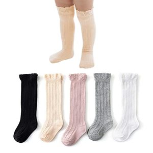 lot 4479 image: American Trends Baby Girls Knee High Socks Tube Cute Stockings Long Unisex Infants Toddler Sock Tights Baby Multicolor 12-36 Months